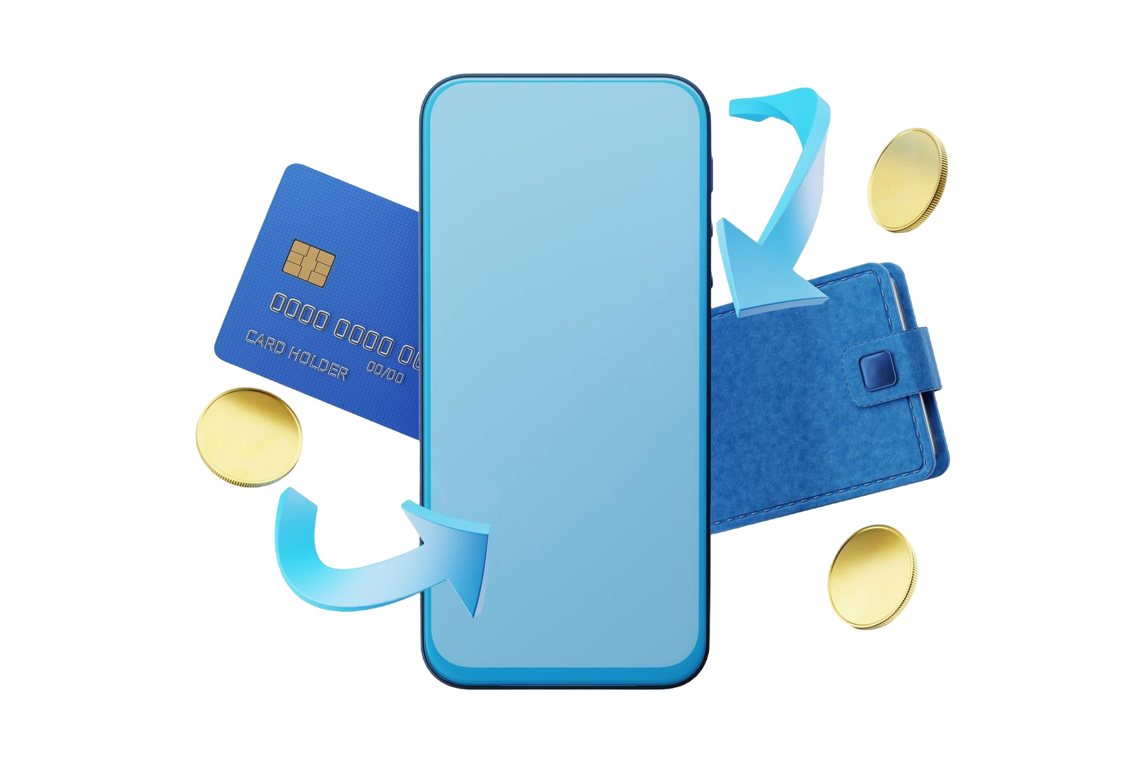 cash-back-online-bank-mobile-payments-bank-deposit-banking-services-smartphone-wallet-3d-render